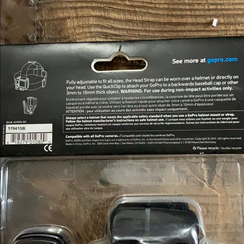 GoPro Head Strap + QuickClip - Picture 3 of 3
